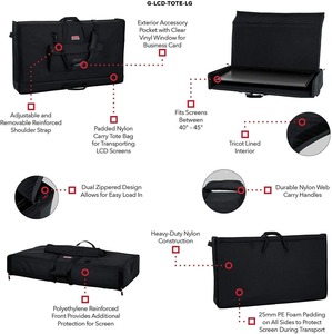 Thêm lớn Tote Túi cho vận chuyển màn hình LCD Màn hình máy tính Mang trường hợp du lịch mang theo túi cho máy tính LCD - Product Image 6