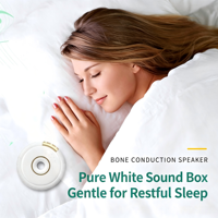 Mini haut-parleur Bluetooth à conduction osseuse, instrument de bruit blanc pour le sommeil, pour home cinéma, fêtes, extérieur, ordinateur, scène