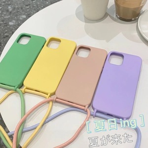 แฟชั่นสายคล้องเชือกแนวทแยงสายคล้องซิลิโคนกันกระแทกเคสโทรศัพท์สำหรับ <span class=keywords><strong>iPhone</strong></span> 13 14 15 16 <span class=keywords><strong>PRO</strong></span> <span class=keywords><strong>MAX</strong></span> - Product Image 3