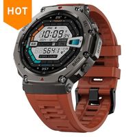 Montre connectée AMOLED DM58 pour homme, 1,43 pouce, GPS, appels, étanche IP67, compatible Android/iOS, suivi extérieur, suivi du sommeil