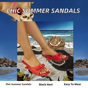 Nuevas Sandalias de Tacón Alto y Plataforma para Mujer, Elegantes, de Verano, Casuales, Versátiles, Clásicas, Abiertas, de PU, con Diseño de Moda - Product Image 2