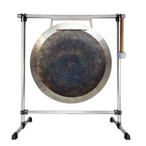 <span class=keywords><strong>Gong</strong></span> d'aile Eclipse TL-007 en métal, instrument de musique de méditation et de yoga sculpté Feng Shui avec impression sérigraphique - Product Image 1