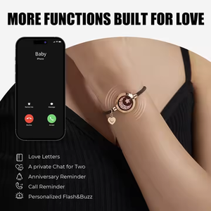 Suministro de Fabricante <span class=keywords><strong>Pulsera</strong></span> Táctil Te Extraño <span class=keywords><strong>Pulsera</strong></span> <span class=keywords><strong>Inteligente</strong></span> Táctil para Parejas a Larga Distancia Pulseras Táctiles a Larga Distancia <span class=keywords><strong>totwoo</strong></span> - Product Image 3