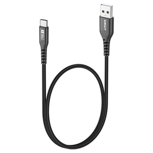 Câble de données USB vers Type-C SUNGUY 18W, câble de charge rapide USB Type C pour téléphone portable, batterie externe et utilisation en voiture - Product Image 1