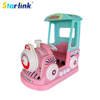 Trottinette Électrique Starlink BF-237 avec Auvent, Six Roues Lumineuses, en Plastique Épais, pour Usage Commercial Intérieur/Extérieur
