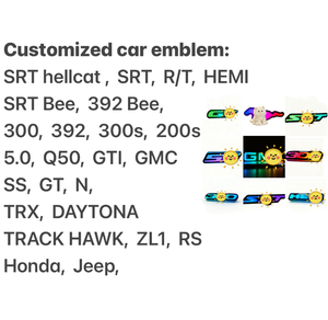 カスタム3D自動ロゴLEDバンパーエンブレムRGB照明付きBluetooth接続高輝度装飾バッジ - Product Image 6