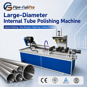 Machine de décapage et de polissage de surface interne pour tubes métalliques creux, machine de rectification du diamètre intérieur des tubes en acier inoxydable - Product Image 1