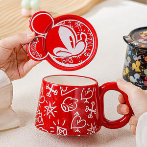 <span class=keywords><strong>Taza</strong></span> de café de cerámica de vientre grande de gato Marie de dibujos animados con tapa para regalos de <span class=keywords><strong>Navidad</strong></span> <span class=keywords><strong>taza</strong></span> de agua potable de punto - Product Image 4