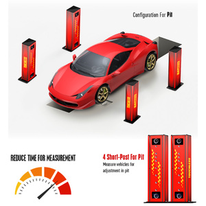 Gatmatic hoàn toàn tự động 3D Bánh Xe liên kết thiết bị không dây touchless xe dịch vụ Bốn bánh xe không tiếp xúc aligner - Product Image 4