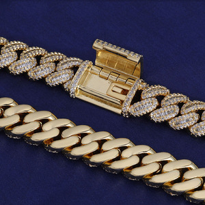 Bracelets Miami Cuban VVS Moissanite en Argent S925, style Statement Streetwear Urbain, entièrement sertis, testés, bijoux Bling Rap ODM - Product Image 4