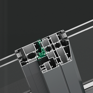 Fenêtre à battant extérieure en alliage d'aluminium à rupture de pont thermique, sur mesure, résistante au vent, <span class=keywords><strong>double</strong></span> <span class=keywords><strong>vitrage</strong></span>, verre Low-e, insonorisée, isolante thermiquement - Product Image 4