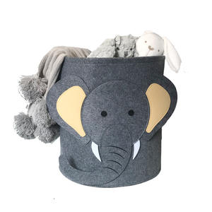 Panier de rangement Upin moderne multi-usage extra large en feutre de laine écologique, 100 % tissu recyclé, robuste et pliable, de forme carrée - Product Image 4