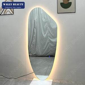 Wallybeauty Salon de coiffure Miroir Lumière LED Salon Miroir Station - Product Image 3