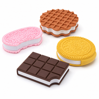 Bloc-notes en PVC en forme de chocolat personnalisé, bloc-notes créatif en forme de nourriture, 300 pièces, notes adhésives originales pour l'école, le bureau, les cadeaux