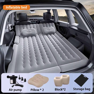 Lit <span class=keywords><strong>gonflable</strong></span> de <span class=keywords><strong>voiture</strong></span> universel pour SUV Matelas <span class=keywords><strong>gonflable</strong></span> à <span class=keywords><strong>coussin</strong></span> plat pliable portable pour les voyages de camping en plein air pour le coffre arrière - Product Image 4