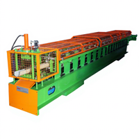 Machine de formage à froid pour la fabrication de gouttières demi-rondes portables à drainage automatique et sans soudure