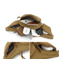 Sac Banane Multifonctionnel Étanche Best-Seller pour Sports de Plein Air, Alpinisme, Tactique, avec Fermeture Éclair et Porte-Bouteille d'Eau – Tendance