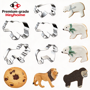 <span class=keywords><strong>Emporte</strong></span>-pièces en bois pour biscuits : Hibou, Cerf, Oiseau, Hérisson, Écureuil, Champignon, Animaux de la forêt, pour Anniversaire d'enfants, Baby Shower - Product Image 3