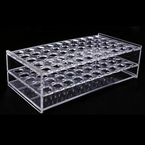 कस्टम पारदर्शी ऐक्रेलिक टेस्ट ट्यूब रैक प्रयोगशाला नमूना सेंट्रीफ्यूज ट्यूब रिएजेंट भंडारण रैक पॉट उपयोग - Product Image 5