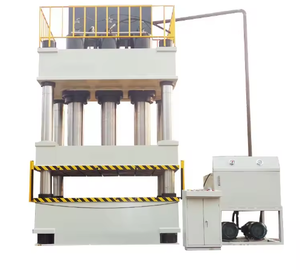 Presse hydraulique 500T utilisée pour le pressage à chaud de plaques de couvercle de puits en plastique renforcé de fibres de verre avec certification CE Y32-500 tonnes - Product Image 1