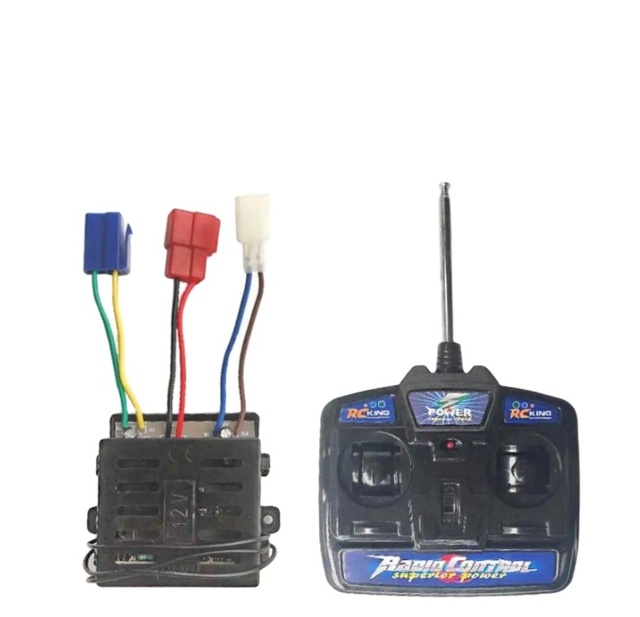Lorda 27MHZ B Battery-Powered Electric Ride-on Toy Controller for Kids' Electric Car Spare Parts Plastic Material Accessories