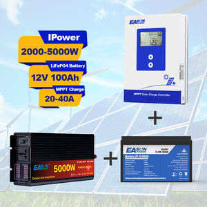 Inversor Solar para Automóvil <span class=keywords><strong>Easun</strong></span> de 5000 W, 12 V/24 V, 220 V/230 V, CC a CA, Onda Sinusoidal Pura, Salida Única, Pantalla LCD - Product Image 5