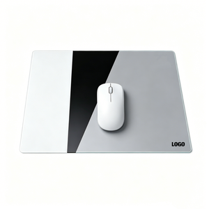 Custom Printing Tempered Glass Gaming Mousepad Speed and Control Tyoe Esport <b>Mouse</b> <b>Mat</b> with Full Silicone Base OEM - Product Image 1