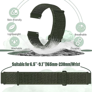 ขายส่งสายนาฬิกาขนาด 18 มม. สำหรับ <span class=keywords><strong>Garmin</strong></span> Venu <span class=keywords><strong>4</strong></span> 41 มม./Venu 3S/Venu 2S /Vivoactive 4S/<span class=keywords><strong>Vivomove</strong></span> 3S/Forerunner 255S/255S Music/265S - Product Image 4
