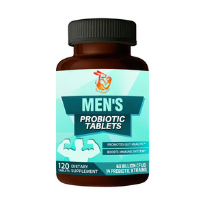 Comprimés Probiotiques pour Hommes en Gros de l'Usine avec Supplément de Lactobacillus Fermentum pour Soutenir la Santé Digestive et Cérébrale - Product Image 1
