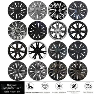Enjoliveurs de roues en plastique entièrement fermés et protecteurs mats pour Tesla Model 3/Model Y (versions relookées) – 18/19/20 pouces - Product Image 3