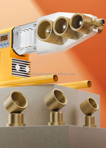 Máquina de soldadura por termofusión de tuberías de plástico PPR con pantalla digital para motores, 20-32mm, fácil de usar en líneas de fabricación de tuberías - Product Image 4
