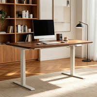 Cadre de bureau électrique réglable en hauteur avec moteur double, capacité de charge de 160 kg, pour tables de bureau réglables