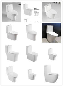 <span class=keywords><strong>WC</strong></span> monobloc blanc à chasse d'eau puissante en céramique à double chasse à vendre - Product Image 6