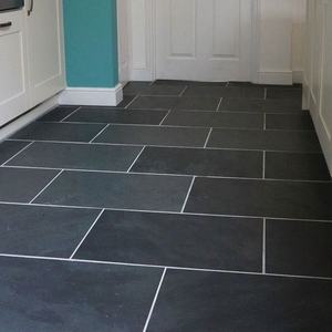 Dalles de sol en pierre culturelle moderne Qingstone pour extérieur, pavés de jardin et de cour, finition de surface fendue, noir anti-acide - Product Image 3