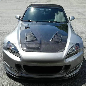Nuevo Capó de Carreras EPR S2000 JS con Clips, Material de Fibra de Carbono, Instalación con Tornillos, Color Negro para - Product Image 5