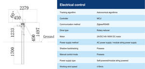 Système de suivi <span class=keywords><strong>solaire</strong></span> avec entraînement à rotation |   Support de suivi <span class=keywords><strong>solaire</strong></span> à axe unique - Product Image 5