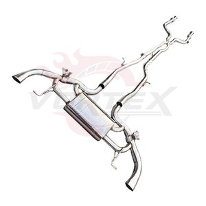 Système d'échappement sport à soupapes Vortex SUS304 pour Mercedes Benz C43 GLC43 AMG 3.0T V6 Performance - Product Image 3