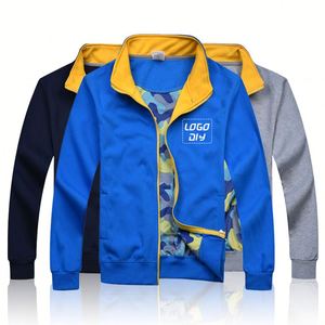 Chemise en coton naturel à col montant pour homme, veste décontractée de sport, streetwear athlétique - Product Image 1