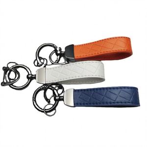 Hot Car Keychain Universal Pu Leather Keychains Durable Gift Metal <b>Key</b> <b>Chain</b> Holder Keyrings Men Women <b>Key</b> <b>Chains</b> - Product Image 4