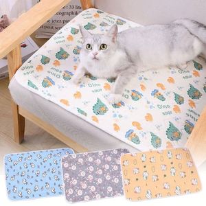 Cat <b>Dog</b> Pet Cooling Mat All-Season Collapsible Modern Design Waterproof Anti-Slip Floor Sofa <b>Blanket</b> - Product Image 1