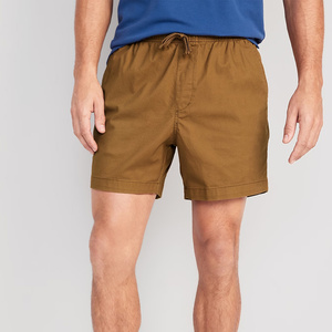Pantalones cortos de hombre de mezcla de lino y rayón, corte cómodo, longitud a media pierna, caída suave, ideales para climas cálidos y movimiento sin esfuerzo durante todo el día. - Product Image 5