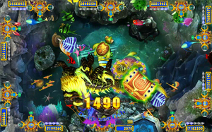Kirin Slayer - Macchina da <span class=keywords><strong>Gioco</strong></span> di <span class=keywords><strong>Pesca</strong></span> a 8 Giocatori con Cabinet in Metallo, Tavolo di Abilità e Funzionalità di Tiro ai Pesci, con Pannello di <span class=keywords><strong>Gioco</strong></span> Personalizzabile (Versione Inglese) - Product Image 5