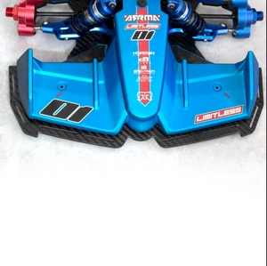 F1 Vô hạn 1/7 RC Xe Nâng Cấp Bộ Phận Sợi Carbon Kim Loại Đài Phát Thanh Điều Khiển Đồ Chơi Phía Trước Bumper Chassis Trượt Tấm Đuôi Động Cơ Linh Kiện - Product Image 3