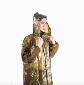 Vente chaude 0.4mm PVC Imperméable Poncho Portable Réutilisable Adulte Vêtements <span class=keywords><strong>De</strong></span> <span class=keywords><strong>Pluie</strong></span> Non Jetable Veste <span class=keywords><strong>De</strong></span> <span class=keywords><strong>Pluie</strong></span> Ensemble Pêcheurs En Plein Air - Product Image 2