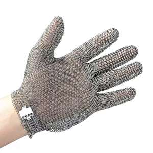 Gants en fil d'acier inoxydable haute résistance, protection contre les coupures de niveau 5 pour la sécurité industrielle - Product Image 2
