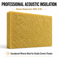 Panneau acoustique professionnel en laine de roche, insonorisation, réduction du bruit, isolation murale moderne pour studio d'enregistrement, salon