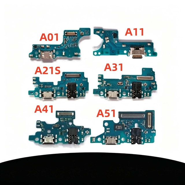 USB Charging Port Dock Tail Plug Connector Flex for A01 A10F A10s A11 A12 A20S A21S A30 A31 A50 A70 A71 Charging Port Dock Board