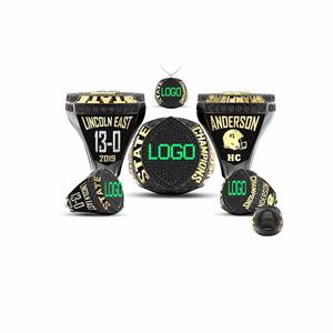 Anillo de Campeonato Deportivo de Fútbol, Baloncesto y Béisbol USSSA, Chapado en Oro Rosa, Personalizado 2025, Tradicional - Product Image 5