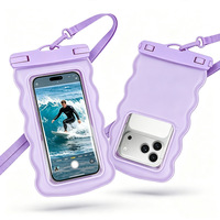 Sac étanche flottant pour iPhone 18 Pro Max, taille universelle, sangle réglable, pochette étanche IPX8 pour la natation et le rafting