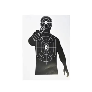 Premium SelfAdhesive Silhouette Practice Sheet with Splatter Impact Feedback for Outdoor Aiming Training and Visual Practice Use - Product Image 1